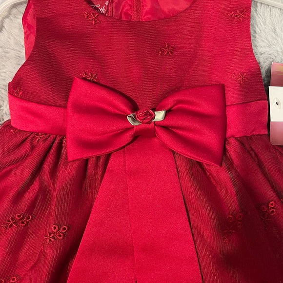 ❤️Red Holiday Formal Dress 🎄NWT 12 months - Picture 2 of 7